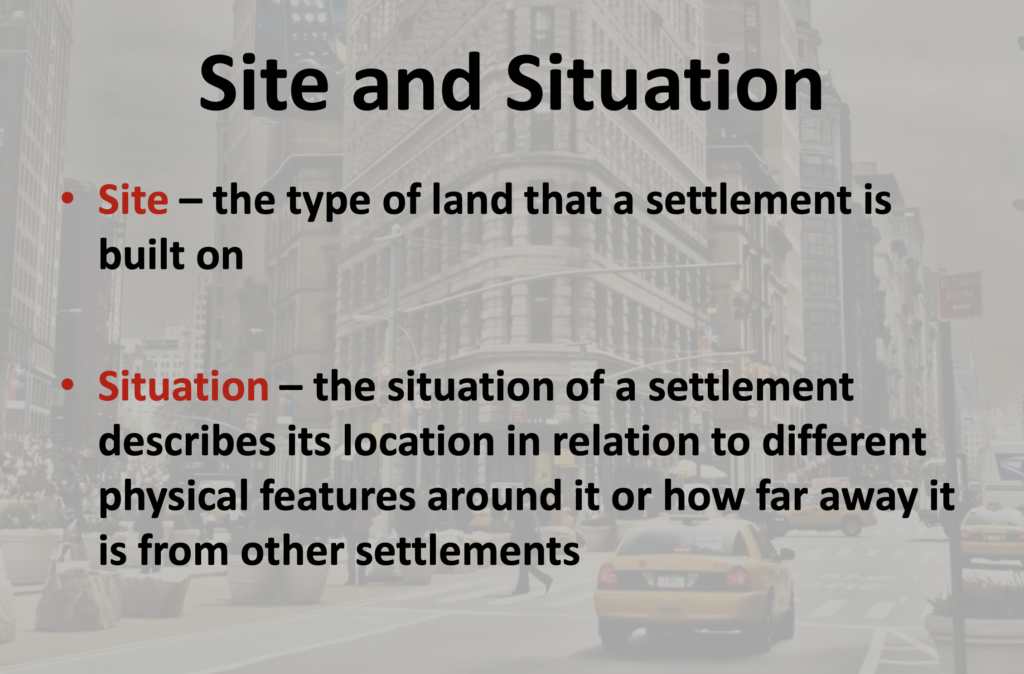 Settlement in Geography